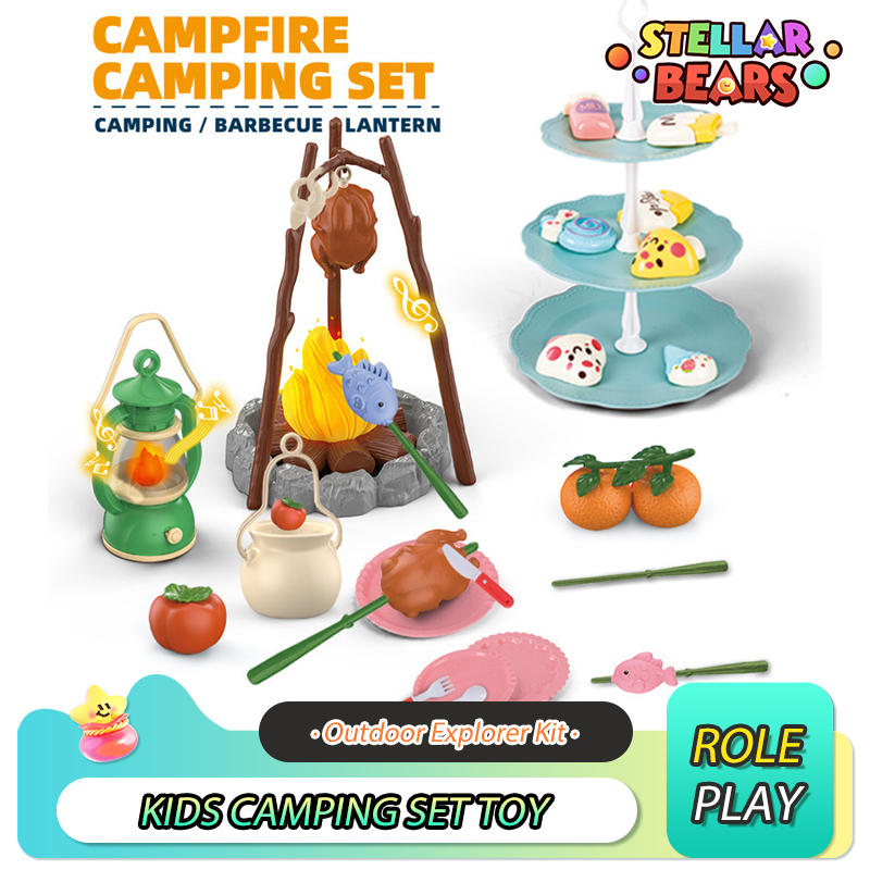 Outdoor Adventure Kit For Boys - Kids Camping Set Toy Outdoor Explorer