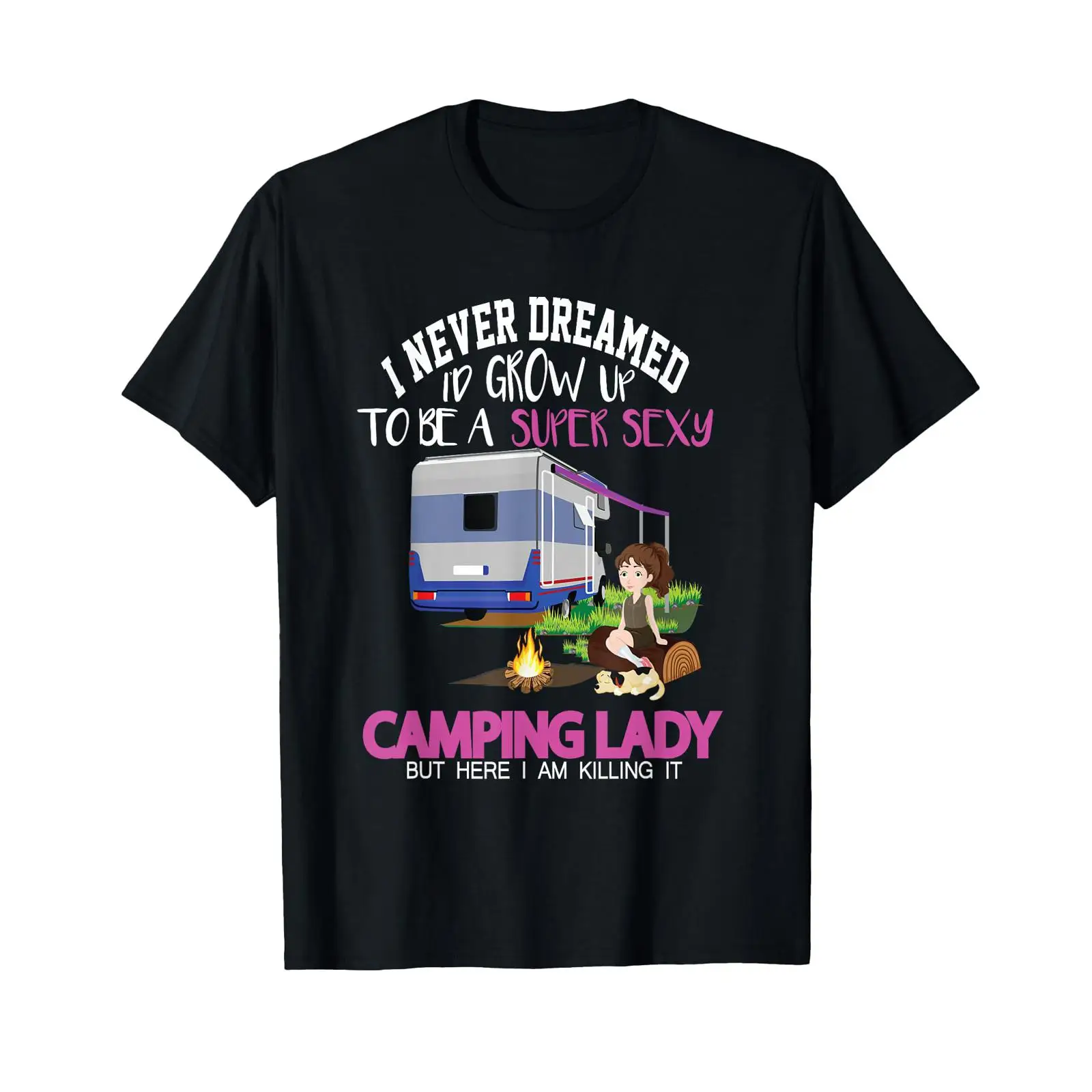 Outdoor Adventure Holidays - Funny Saying Outdoor Camping Lady Adventure