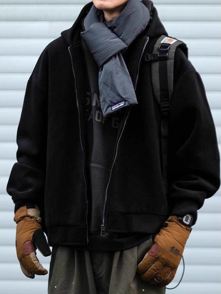 Outdoor Adventure Training - Wool Blend Jacket Man Autumn Mens