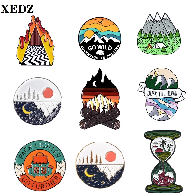 Outdoor Adventure Friends - Outdoor Adventure Pins Series Drifting Picnic