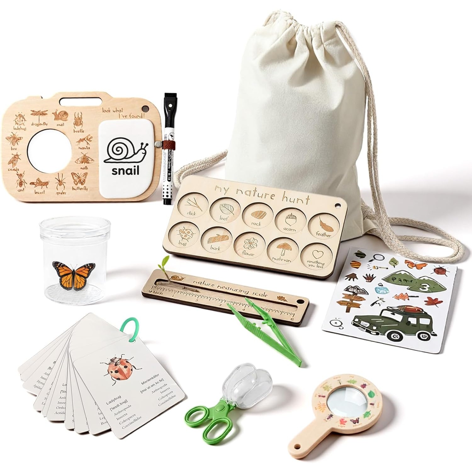 Outdoor Adventure Kit For Boys - Bug Catcher Kit for Kids with