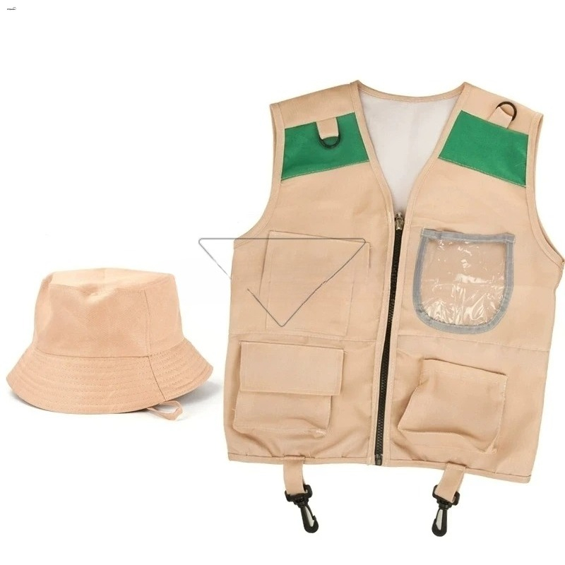 Kids Explorer Vest and Hat Cos - Outdoor Adventure Kit For Boys 评论和价格