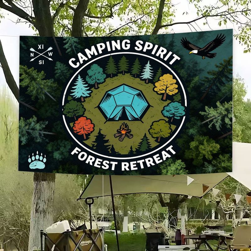 VIKAMA Camping Spirit Tapestry - Outdoor Adventure Retreats 评论和价格