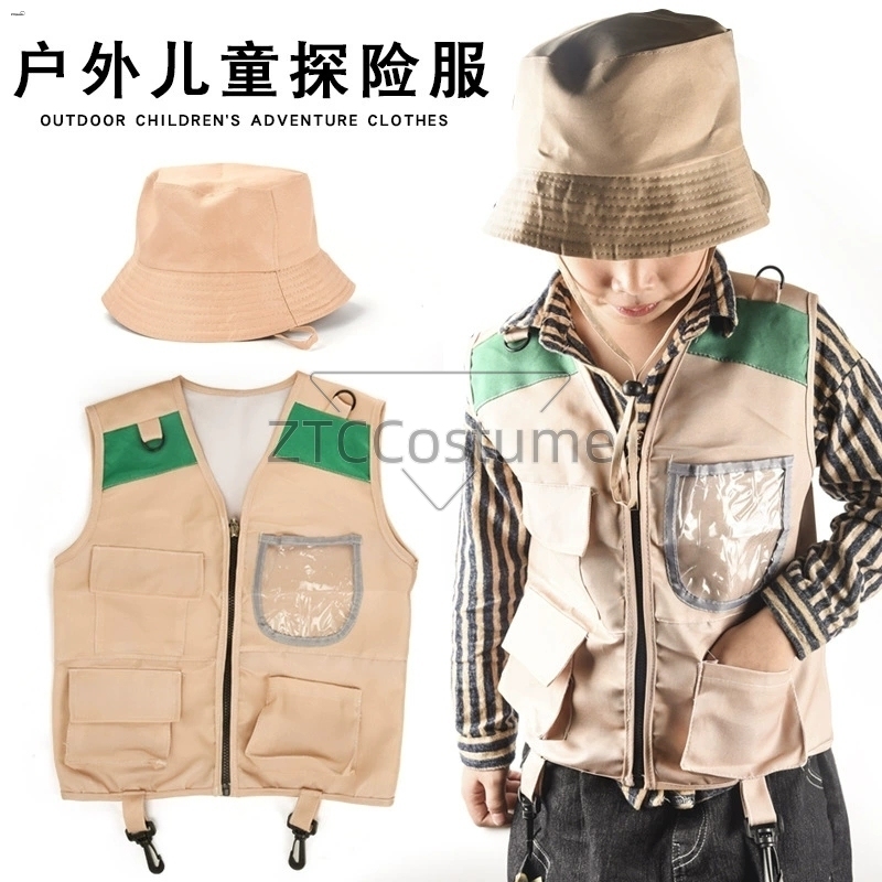 Kids Explorer Vest and Hat Cos - Outdoor Adventure Kit For Boys 评论和价格