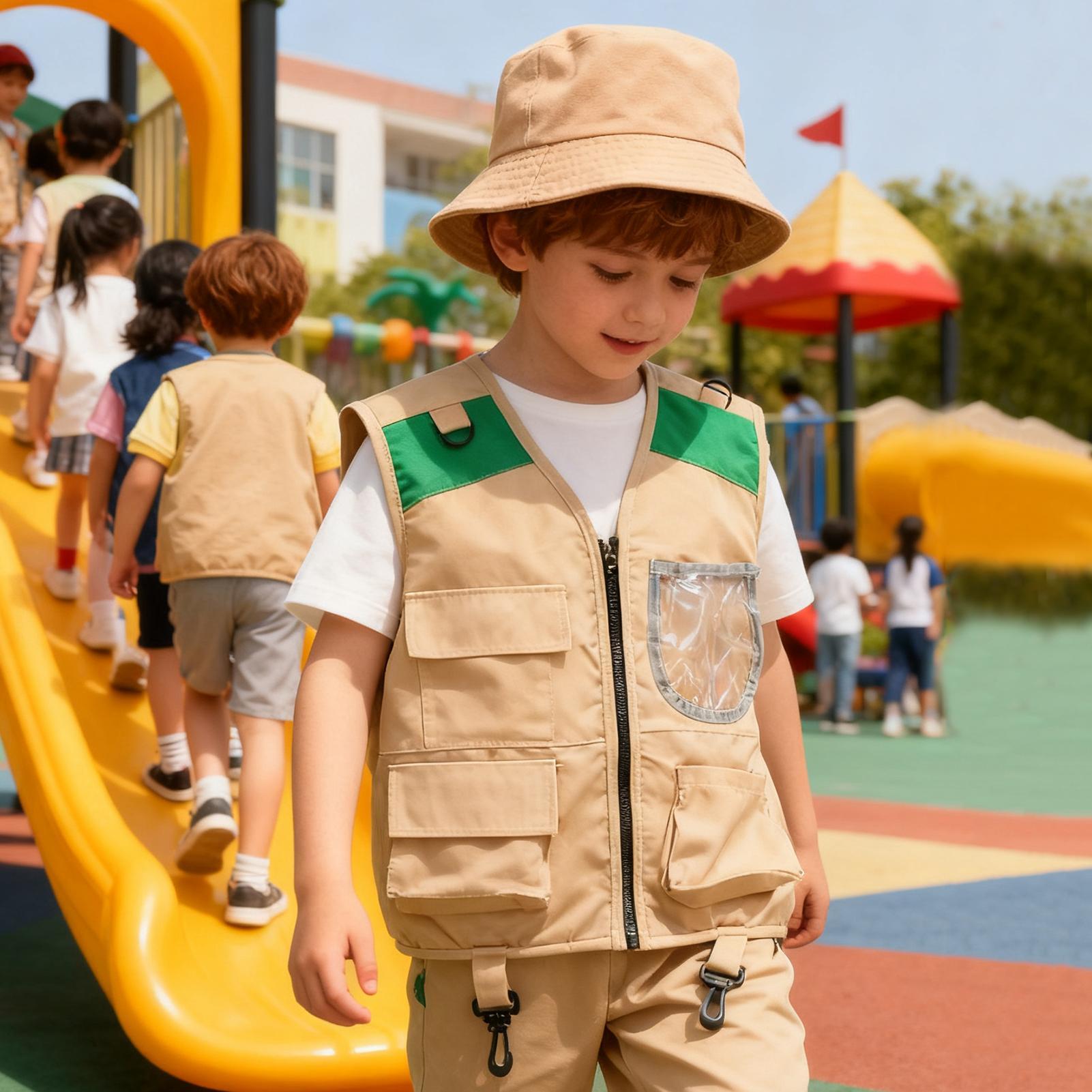 Kids Explorer Vest and Hat Hal - Outdoor Adventure Kit For Boys 评论和价格