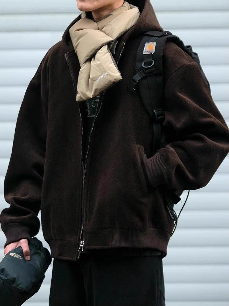 Wool Blend Jacket Man Autumn M - Outdoor Adventure Training 评论和价格
