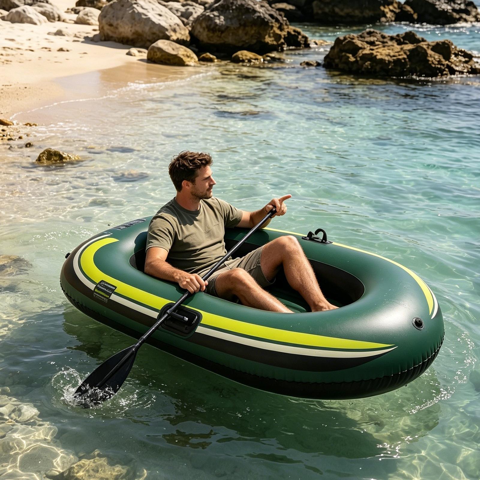 Inflatable Boat Thickened Wear - Outdoor Adventure Rafting 评论和价格