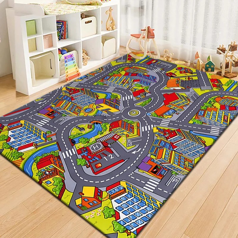 Colorful Kids City Map Play Ma - Outdoor Adventure Toys For Kids 评论和价格