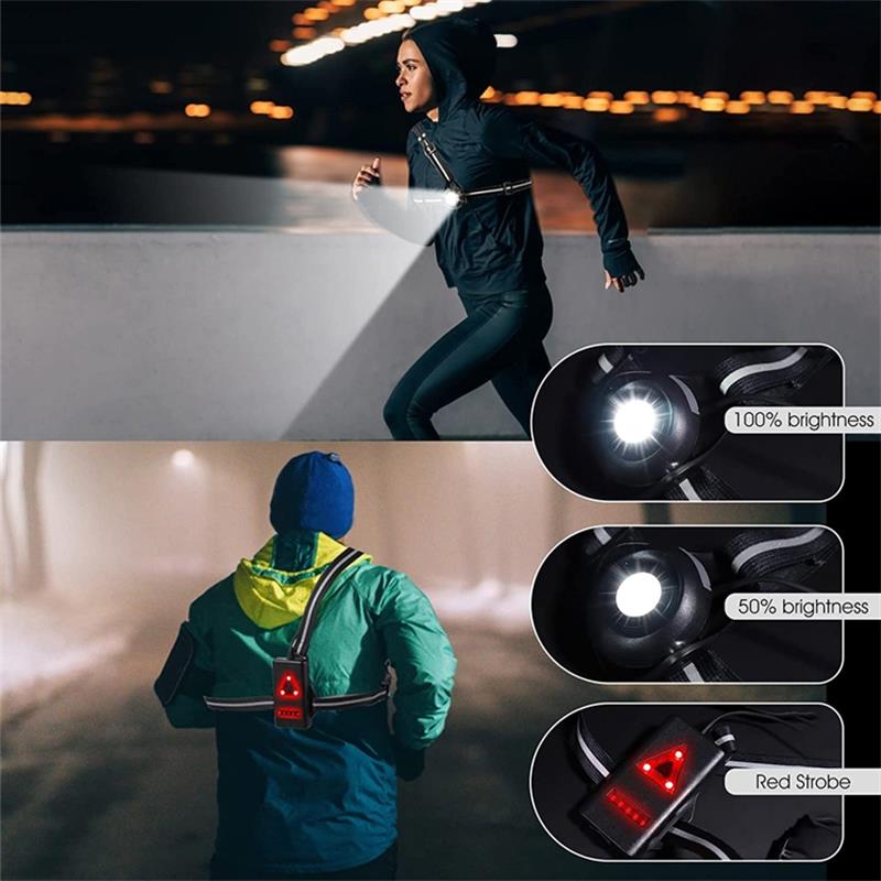 1pc Outdoor  Night Running USB - Outdoor Adventure Holidays 评论和价格