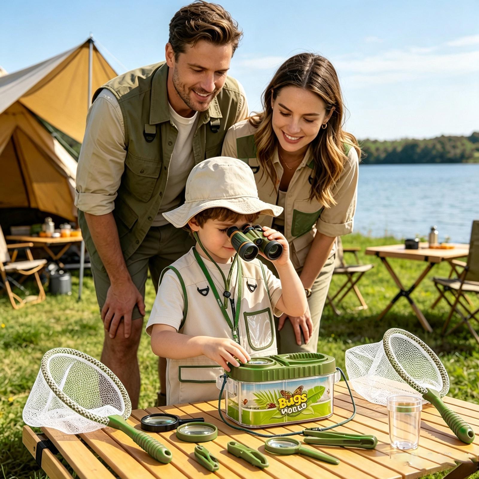 Kids Adventure Kit With Magnif - Outdoor Adventure Kit For Boys 评论和价格