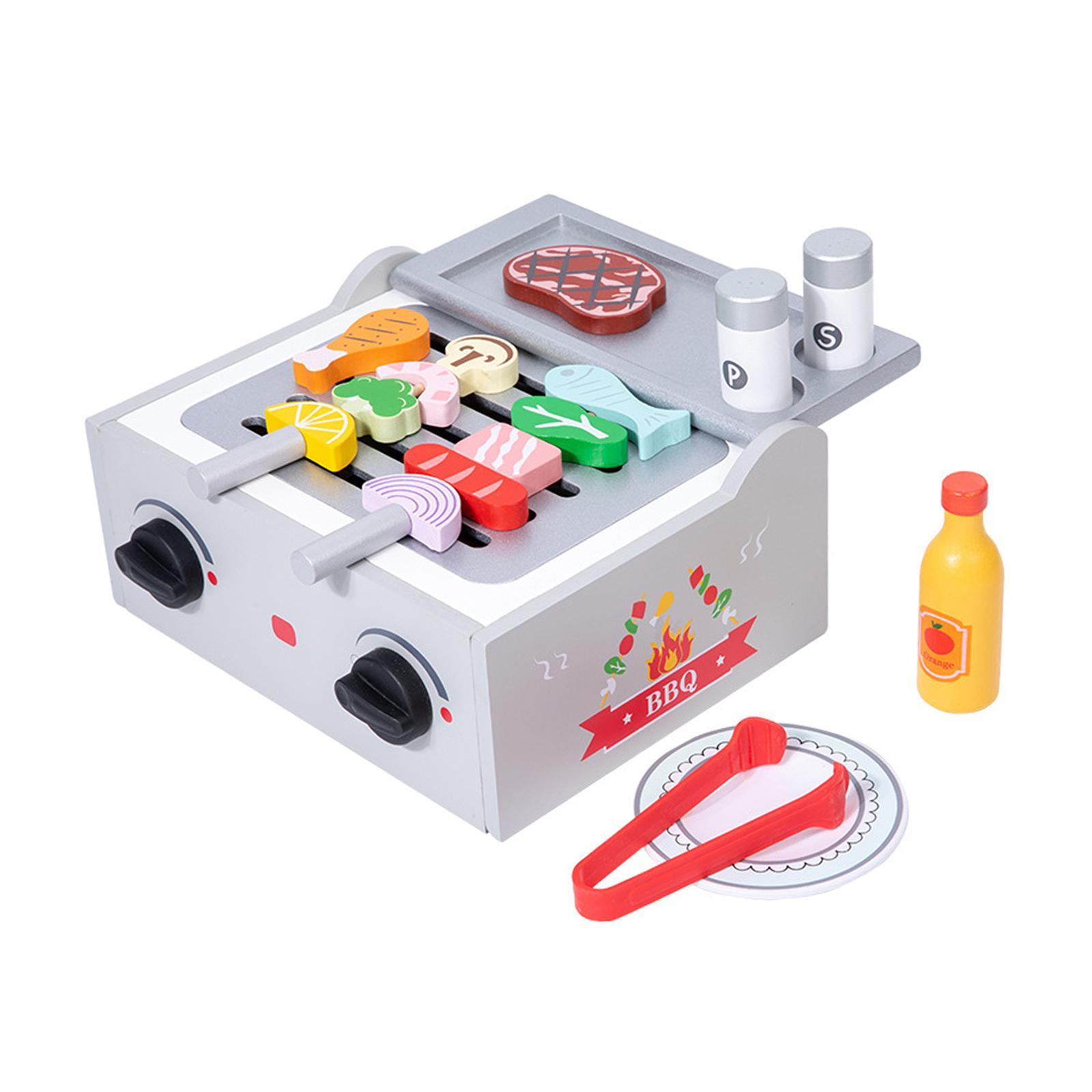 Kids Wooden Barbecue Playset - - Outdoor Adventure Toys For Kids 评论和价格