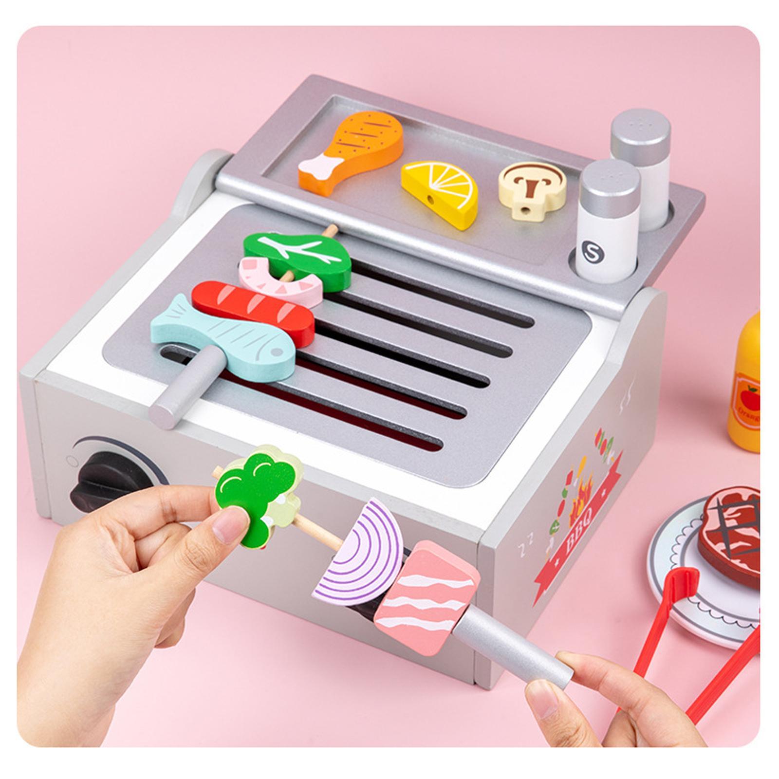 Kids Wooden Barbecue Playset - - Outdoor Adventure Toys For Kids 评论和价格