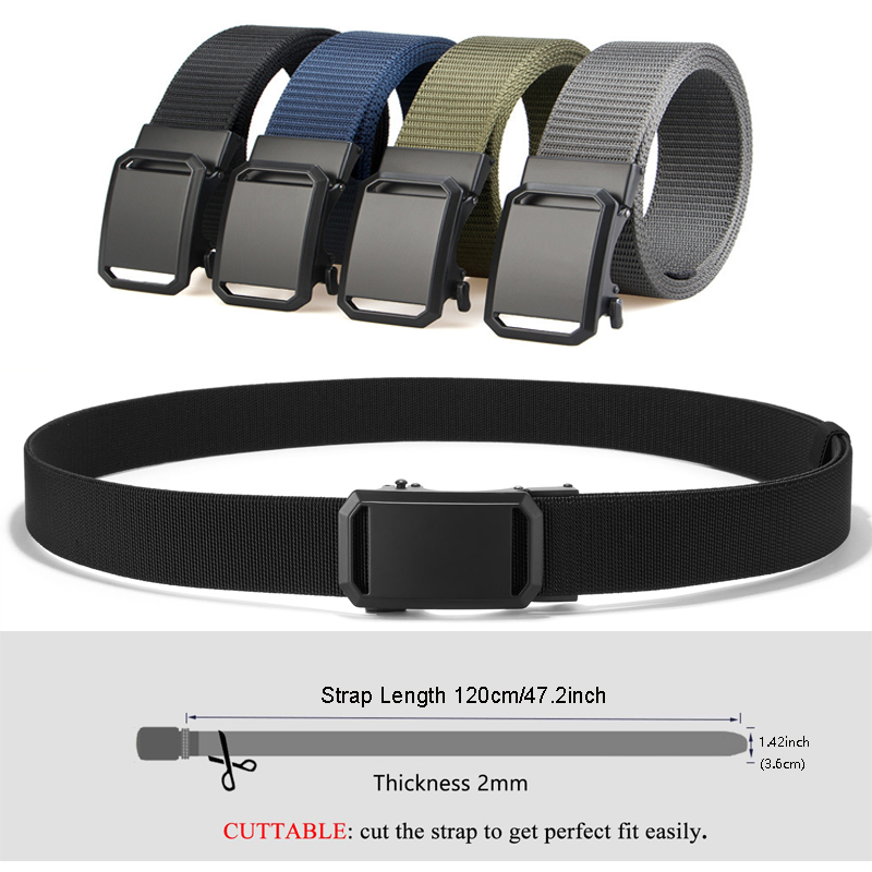 Men's Belt Tactical Canvas Aut - Outdoor Adventure Training 评论和价格
