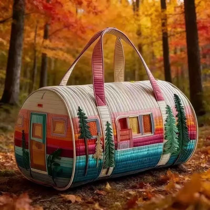 Vintage Camper Van Quilted Duf - Outdoor Adventure Kit 评论和价格