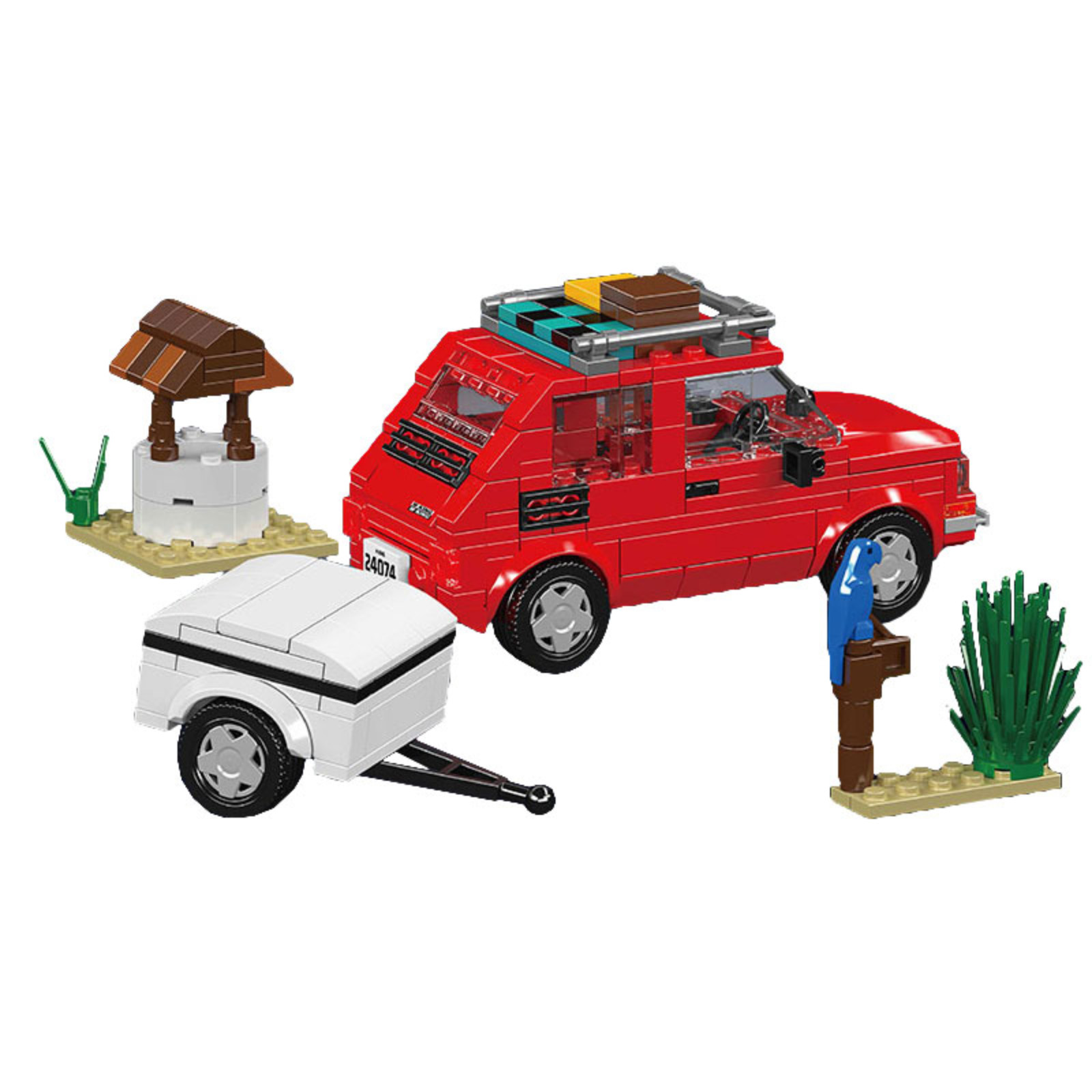 Mould King 24074 No.Fiat 126P  - Outdoor Adventure Toys For Kids 评论和价格
