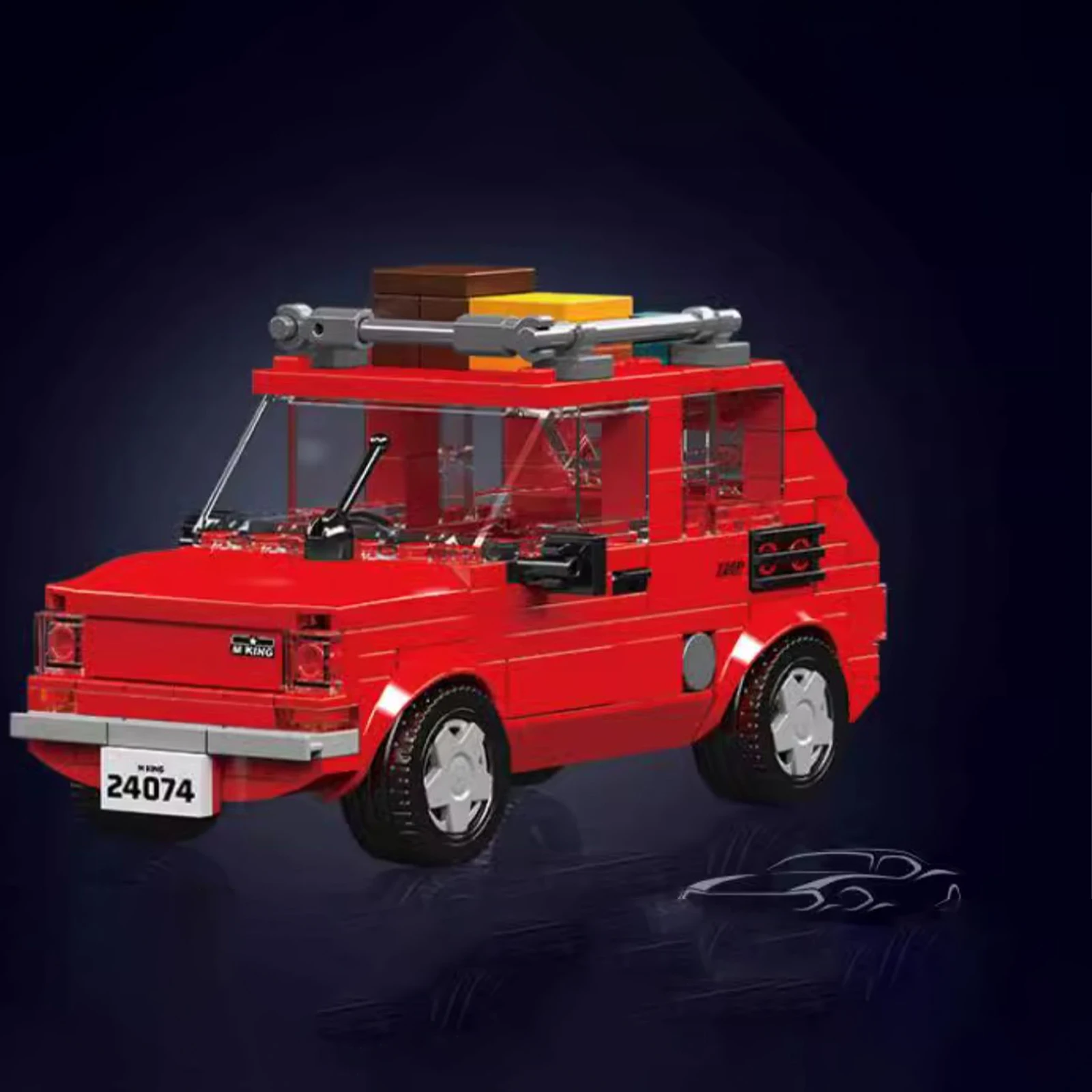 Mould King 24074 No.Fiat 126P  - Outdoor Adventure Toys For Kids 评论和价格