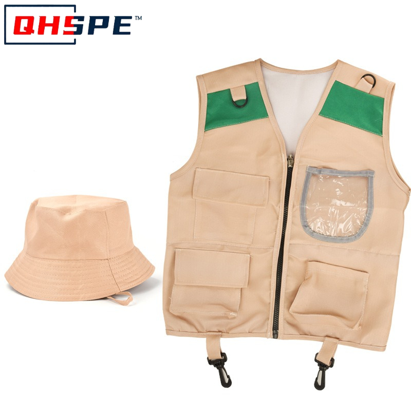 Kids Explorer Vest and Hat Cos - Outdoor Adventure Kit For Boys 评论和价格