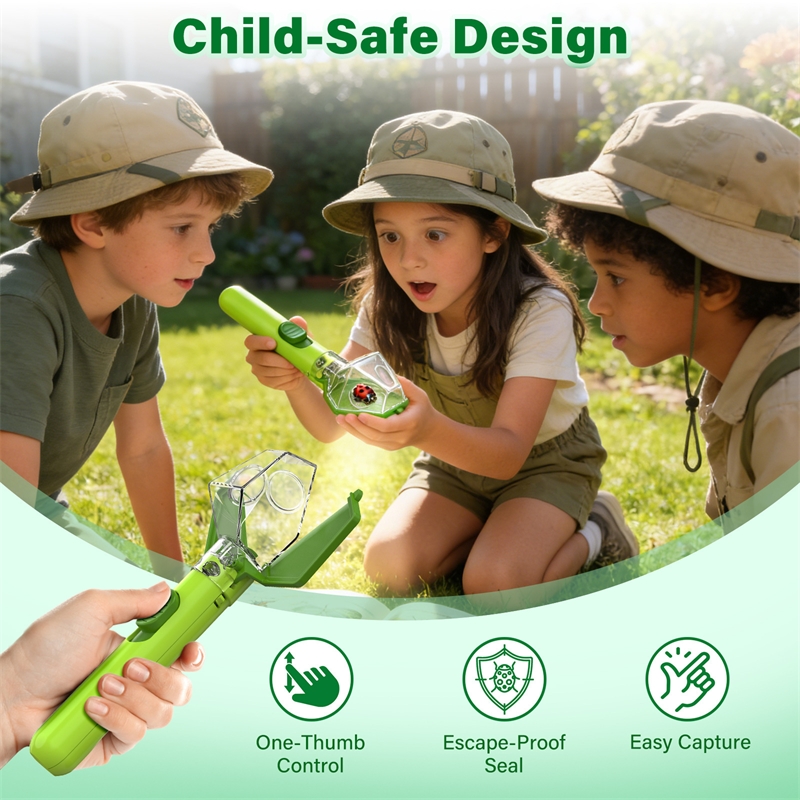 Kids Bug Catcher With 6X Magni - Outdoor Adventure Kit For Boys 评论和价格